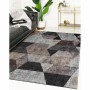 Tapis Nazar Noir Gris Polyester Géométrique (120 x 160 cm)