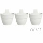 Set de pots Elho Vibia Campana Foret 17 x 20,7 x 29,7 cm Blanc 3 Unités