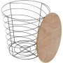 Table d'appoint Gris Métal Bois Bois MDF (40 x 40 x 40,5 cm)