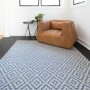 Tapis Balta Losanges Bleu Synthétique (120 x 170 cm)