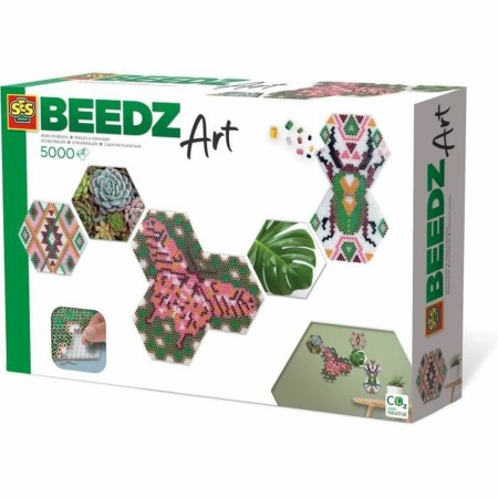 Jeu SES Creative Beedz Art - Hex tiles Botánica (FR)