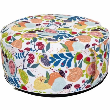 Pouf Home Deco Factory Textile Multicouleur Pouf gonflable (55 x 55 x 25 cm)