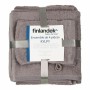 Ensemble de serviettes de toilette Finlandek Gris Coton