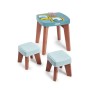 Table avec 2 chaises Ecoiffier (13 Pièces)