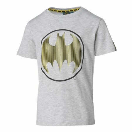 T shirt à manches courtes Enfant DC Comics Batman Gris