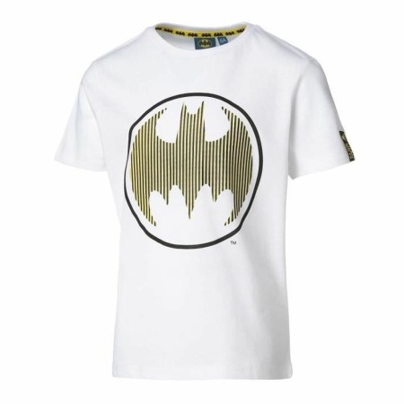 T shirt à manches courtes Enfant DC Comics Batman Blanc