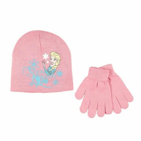 Bonnet et gants Disney Frozen Rose