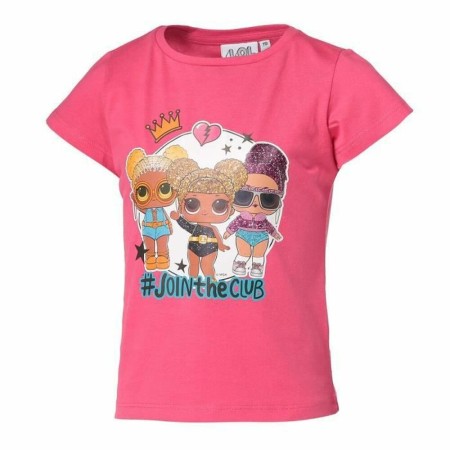 T shirt à manches courtes Enfant LOL Surprise! Rose Fuchsia