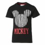 T shirt à manches courtes Enfant Disney Mickey Mouse Noir