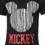 T shirt à manches courtes Enfant Disney Mickey Mouse Noir