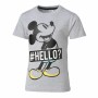 T shirt à manches courtes Enfant Disney Mickey Mouse Gris