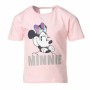 T shirt à manches courtes Enfant Disney Minnie Mouse Rose clair