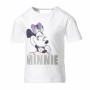 T shirt à manches courtes Enfant Disney Minnie Mouse Blanc