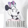 T shirt à manches courtes Enfant Disney Minnie Mouse Blanc