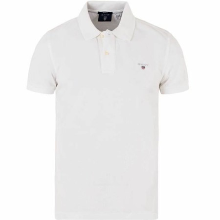 Polo à manches courtes homme Gant Blanc