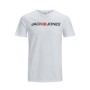 T-shirt à manches courtes homme Jack & Jones Blanc