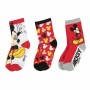 Chaussettes Disney Mickey Mouse Rouge Noir Gris