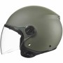 Casque NOX N608 Kaki Motocyclette Jet