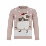 Pull femme Rose clair Mouton