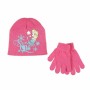 Bonnet et gants Disney Frozen Enfant Rose Fuchsia