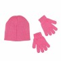 Bonnet et gants Disney Frozen Enfant Rose Fuchsia