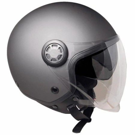 Casque Ska-P 1S Argenté Motocyclette Jet