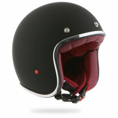 Casque Stormer Noir Bordeaux Motocyclette Jet