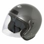 Casque Stormer Sun 2 Argenté Motocyclette Jet