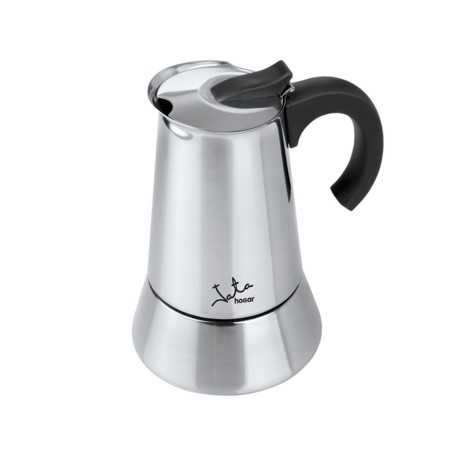 Cafetière Italienne JATA CAX106 ODIN  * Acier inoxydable (10.5 x 19 x 10.5 cm) (6 Tasses)