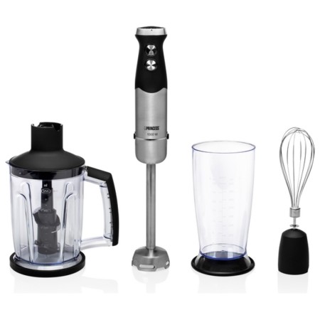 Mixeur plongeant Princess 221221 Noir Acier inoxydable 1000 W