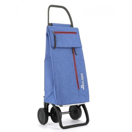 Panier à Courses Rolser WALLABY TWEED 4 Bleu (40 L)