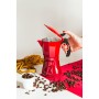 Cafetière Italienne JATA HCAF2012   * Rouge Aluminium (12 Tasses)