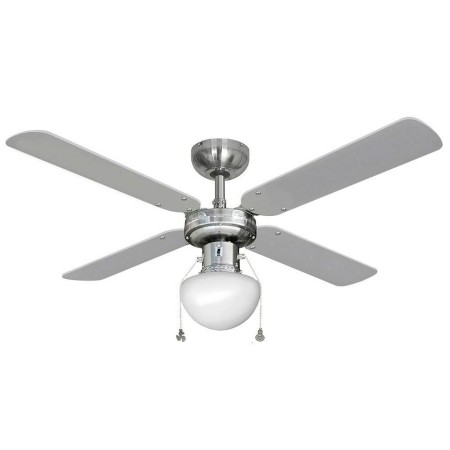 Ventilateur de Plafond avec Lumière EDM Caribe 50 W Chrome