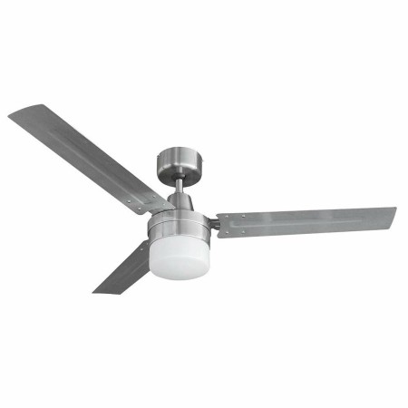 Ventilateur de Plafond avec Lumière EDM 60 W Chrome