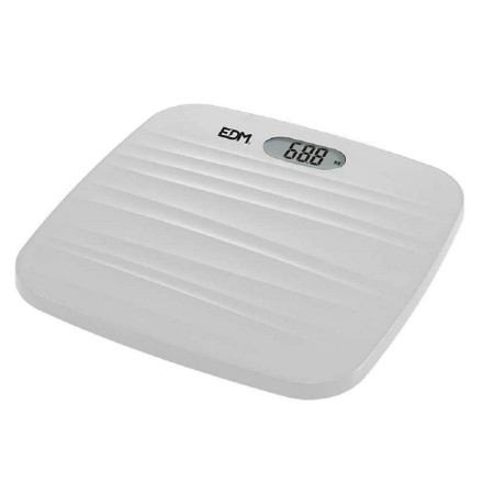 Balance Numérique de Salle de Bain EDM Blanc polypropylène 180 kg (26 x 26 x 2 cm)