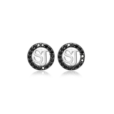 Boucles d´oreilles Femme Sif Jakobs E1001-BK (1 cm)