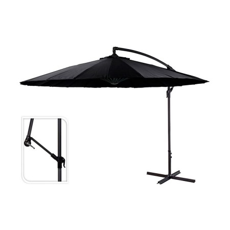 Parasol Ambiance Noir Aluminium