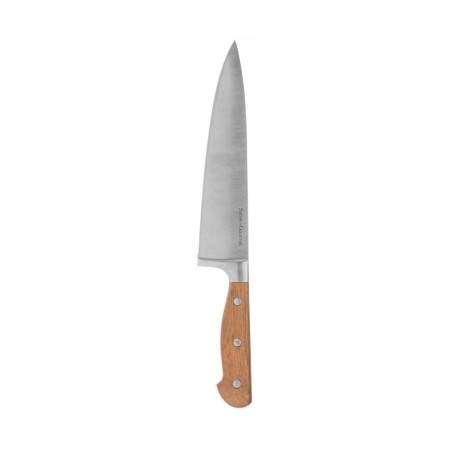 Couteau Chef Secret de Gourmet Bois Acier inoxydable Chrome (21 cm)