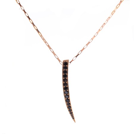 Collier Femme Sif Jakobs P1012-BK-RG (25 cm)