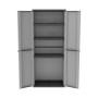 Armoire Terry jline268 Noir/Gris Résine (68 x 37,5 x 163,5 cm)