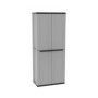 Armoire Terry jline268 Noir/Gris Résine (68 x 37,5 x 163,5 cm)