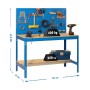 Établi avec Outils Simon Rack BT2 1200 (144,5 x 121 x 61 cm)