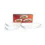 Ensemble de plats pour la cuisine Excellent Houseware Verre Transparent 3 Pièces