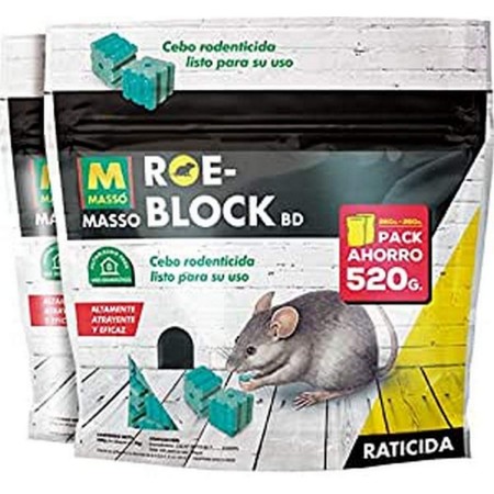 Raticide Massó Roe-Block 520 g