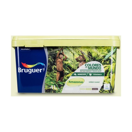 Peinture Bruguer Amazonas 4 L Vert tendre