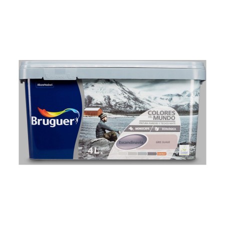 Peinture Bruguer Escandinavia 4 L Gris doux