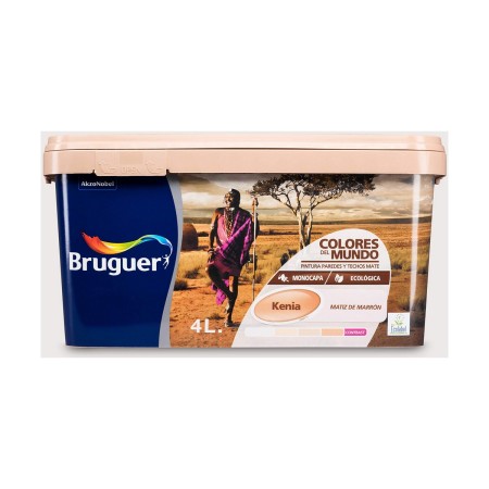 Peinture Bruguer Kenia 4 L Teinte de marron