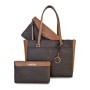 Portefeuille Michael Kors 35T1G5MT7B-BROWN 3 Pièces Marron (40 x 27 x 14 cm)