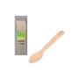 Cuillères à café Best Products Green 13,8 cm Bois (12 Pièces)