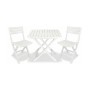 Ensemble Table + 2 Chaises IPAE Progarden Camping Set polypropylène